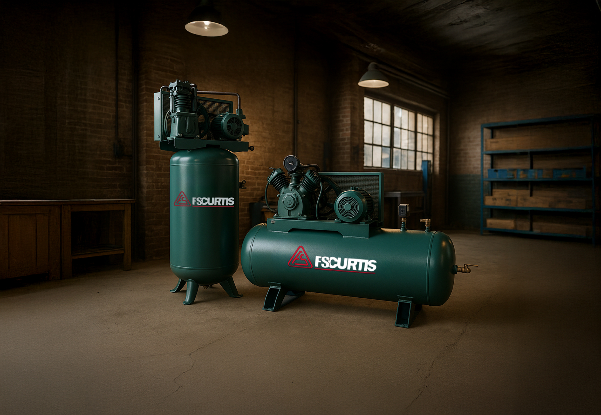 Compresor industrial FS CURTIS — aplicación en planta